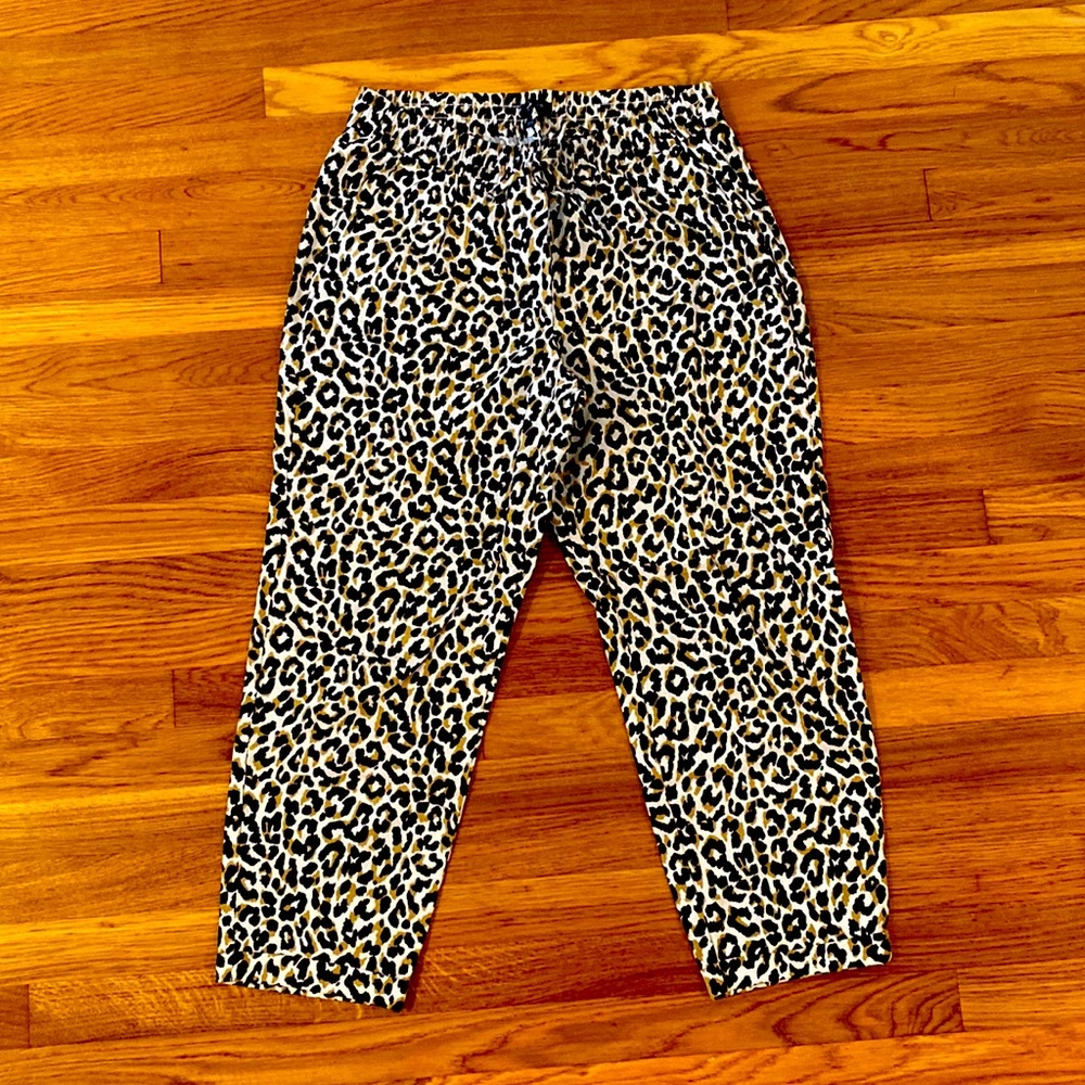 J.Crew Cropped Linen Pants
